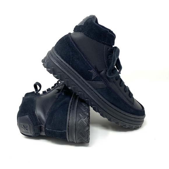 Converse Women's Size 7 169478C Black Ice Pro Leather X2 High Sneakers Lifestyle - Picture 7 of 8